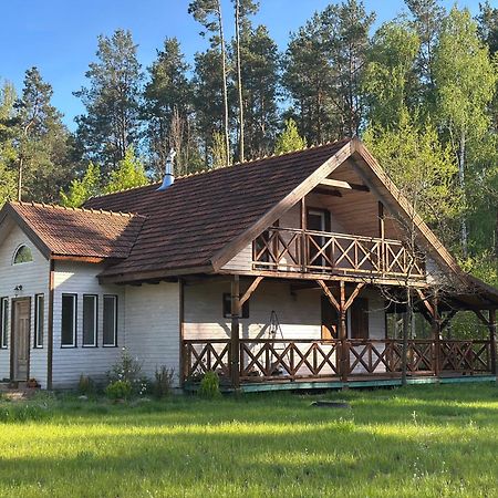 Jagodowy Zakatek, Caloroczny Dom Na Wylacznosc W Lesie, Balia, Cisza, Kominek, Weranda, Stawy Tuczna Exterior foto