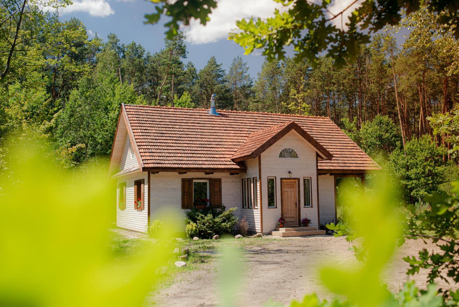 Jagodowy Zakatek, Caloroczny Dom Na Wylacznosc W Lesie, Balia, Cisza, Kominek, Weranda, Stawy Tuczna Exterior foto