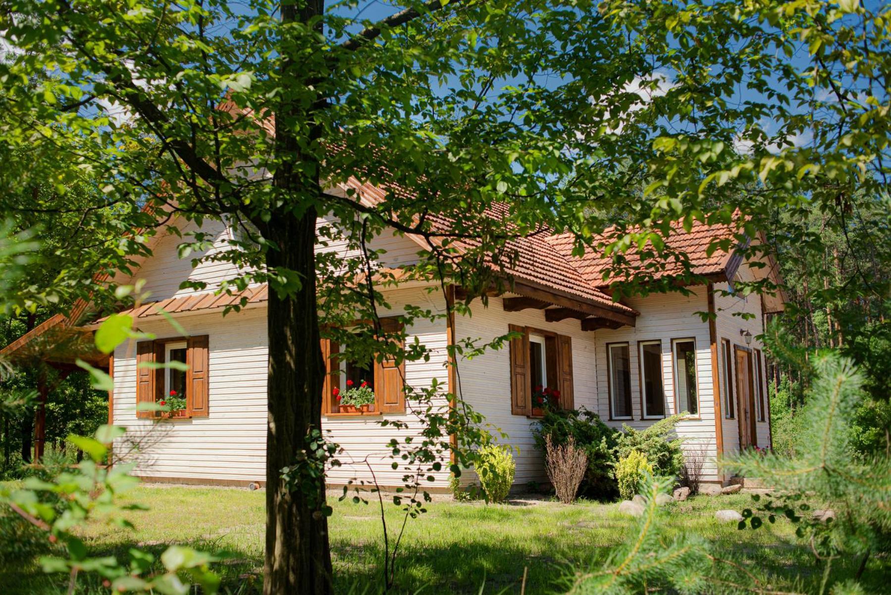 Jagodowy Zakatek, Caloroczny Dom Na Wylacznosc W Lesie, Balia, Cisza, Kominek, Weranda, Stawy Tuczna Exterior foto